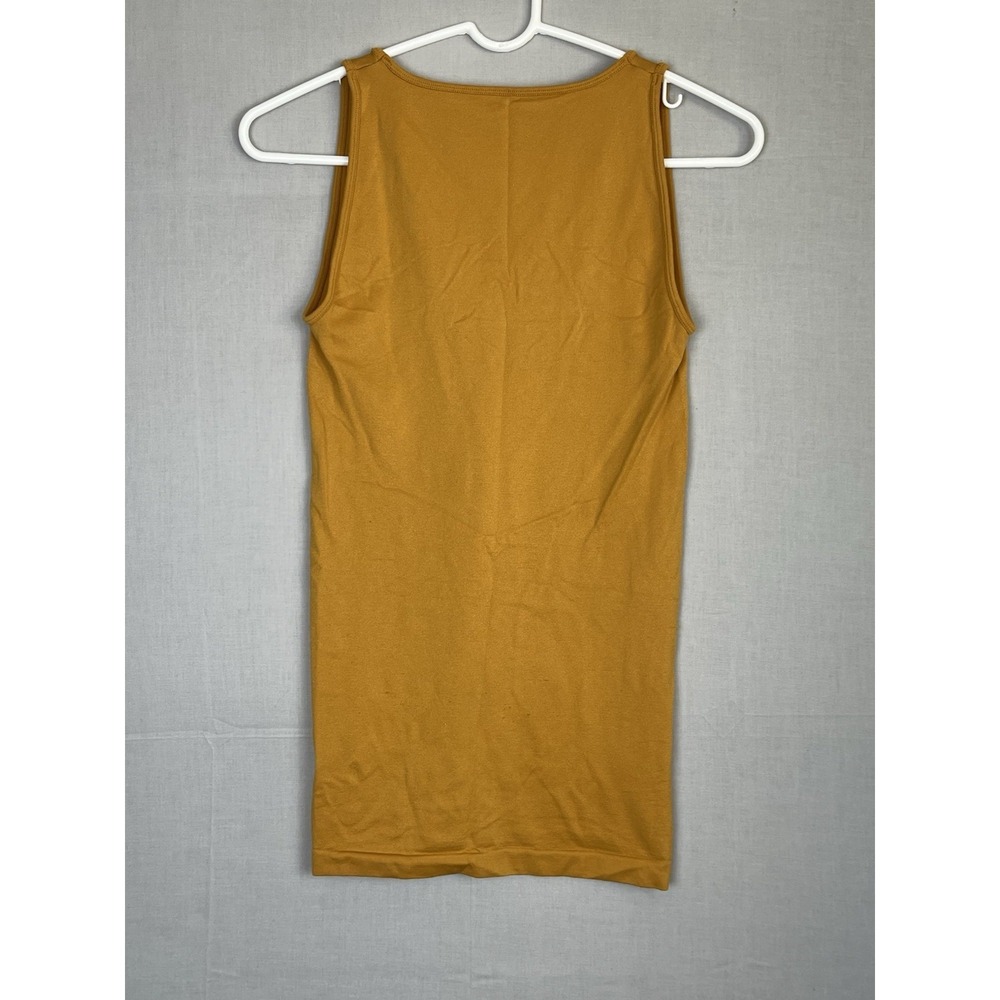 Zenana Tank Top Women's S/M Orange Sleeveless Stretch Basic Layering